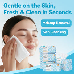 Winner removing makeup from face showing effective, hygienic wipe benefit