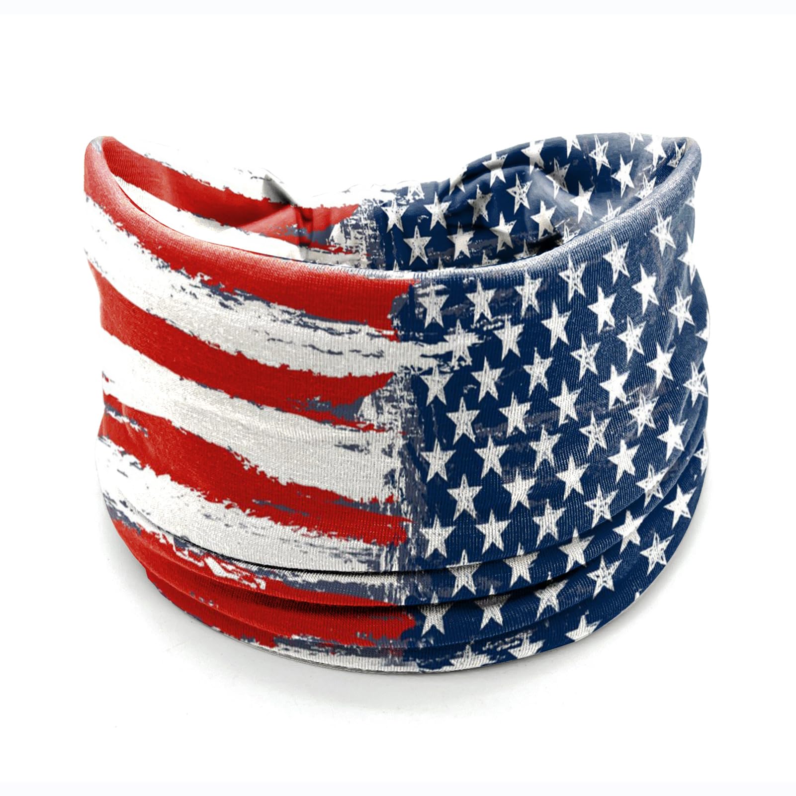 winthrop close-up of star-spangled print highlighting breathable fabric and texture