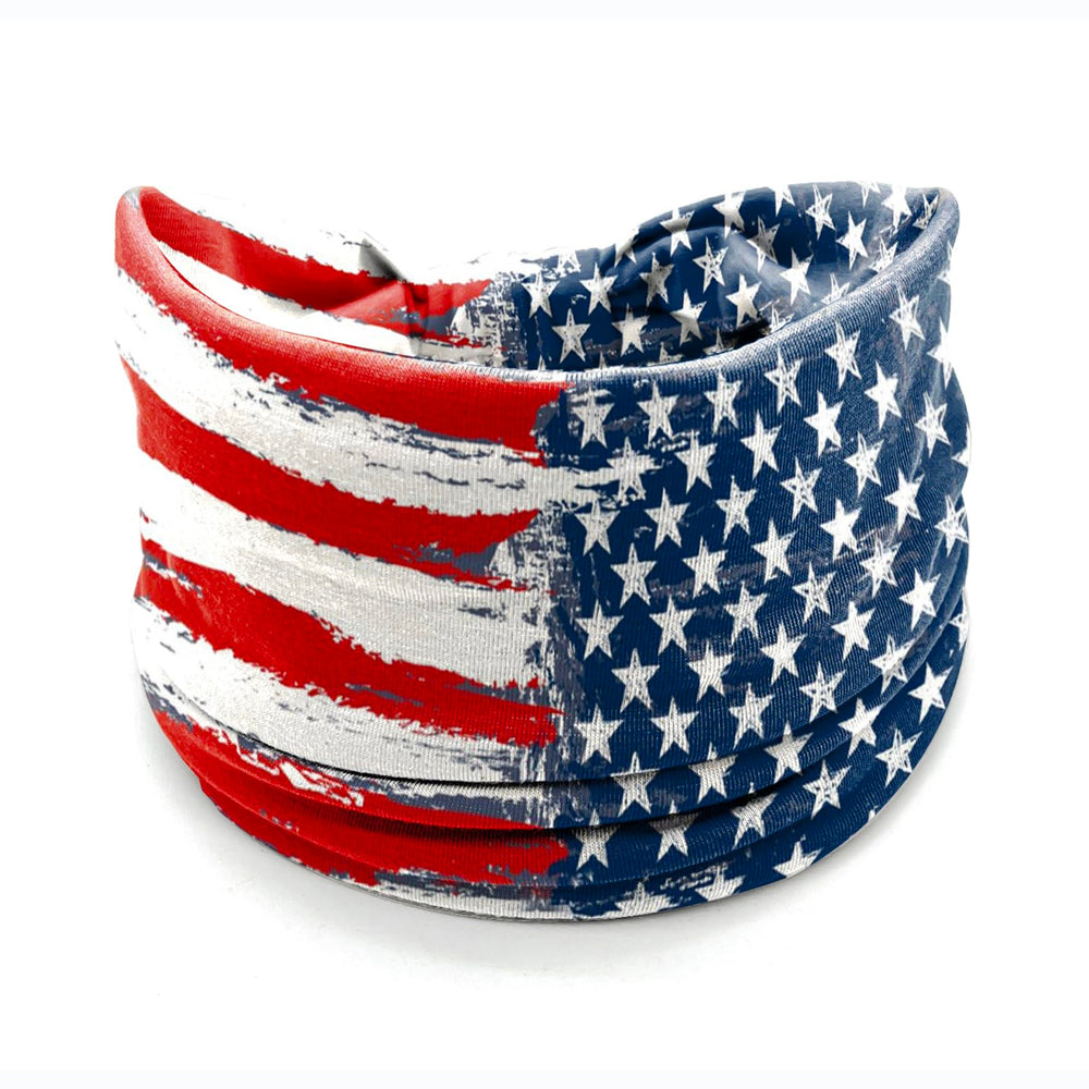 winthrop close-up of star-spangled print highlighting breathable fabric and texture