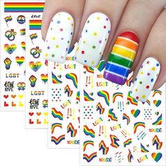 winthrop front packaging showing colorful Pride sticker sheets and clear benefits