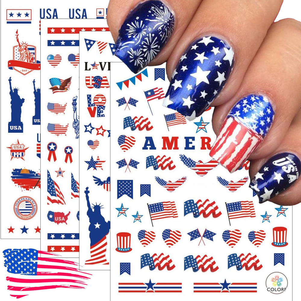 winthrop front sheet layout showing many patriotic designs and easy selection benefit