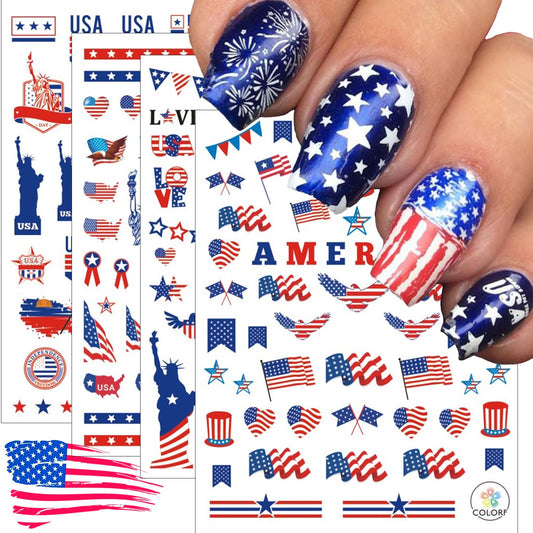winthrop front sheet layout showing many patriotic designs and easy selection benefit
