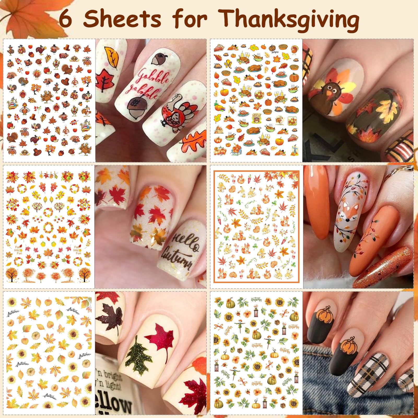 winthrop Halloween and Thanksgiving sheet layout with pumpkins and turkeys for seasonal variety