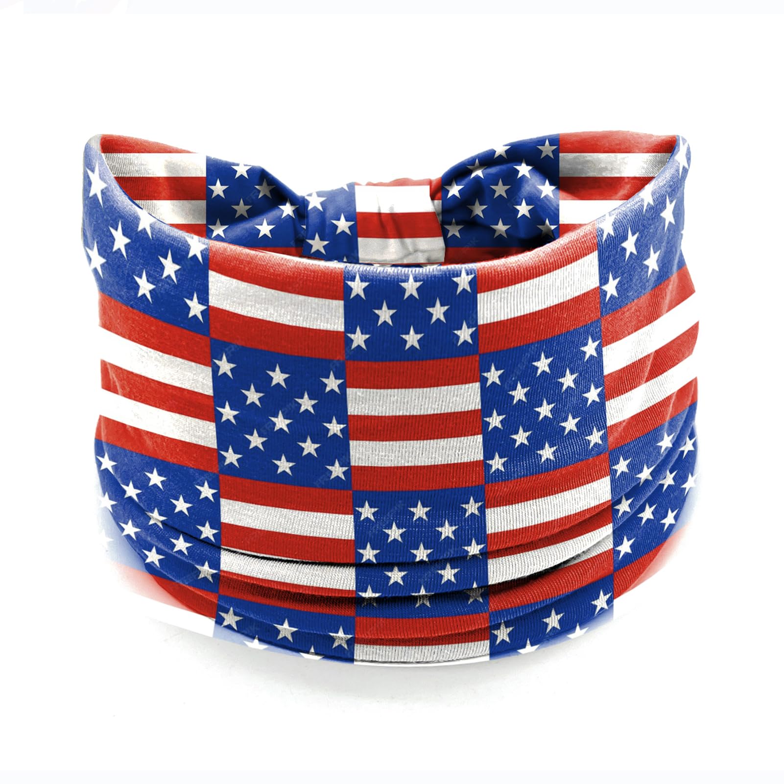 winthrop headband stretched to show elastic fit and secure non-slip hold