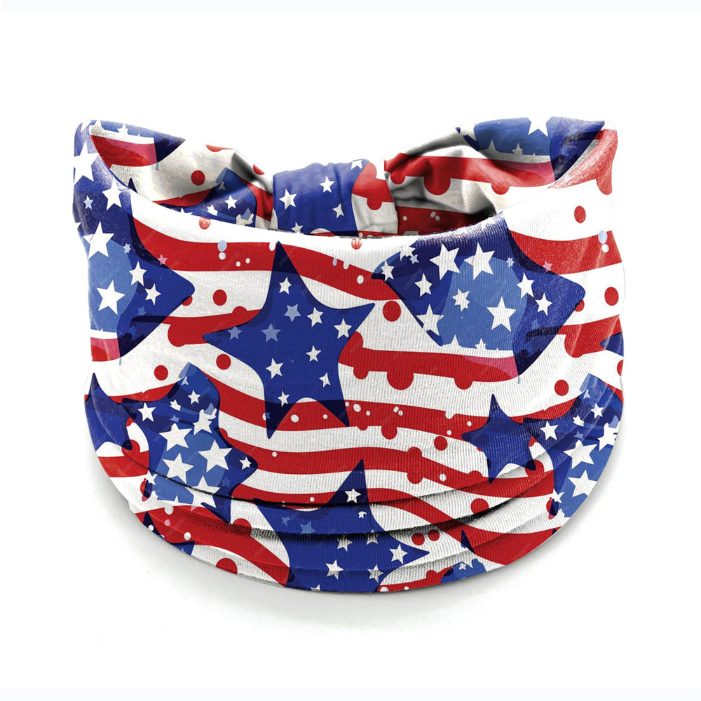 winthrop fabric texture of vertical stripes and scattered stars showing durable print