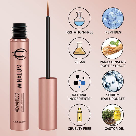 Winxlum precision applicator tip detailed view enabling accurate lash and brow application