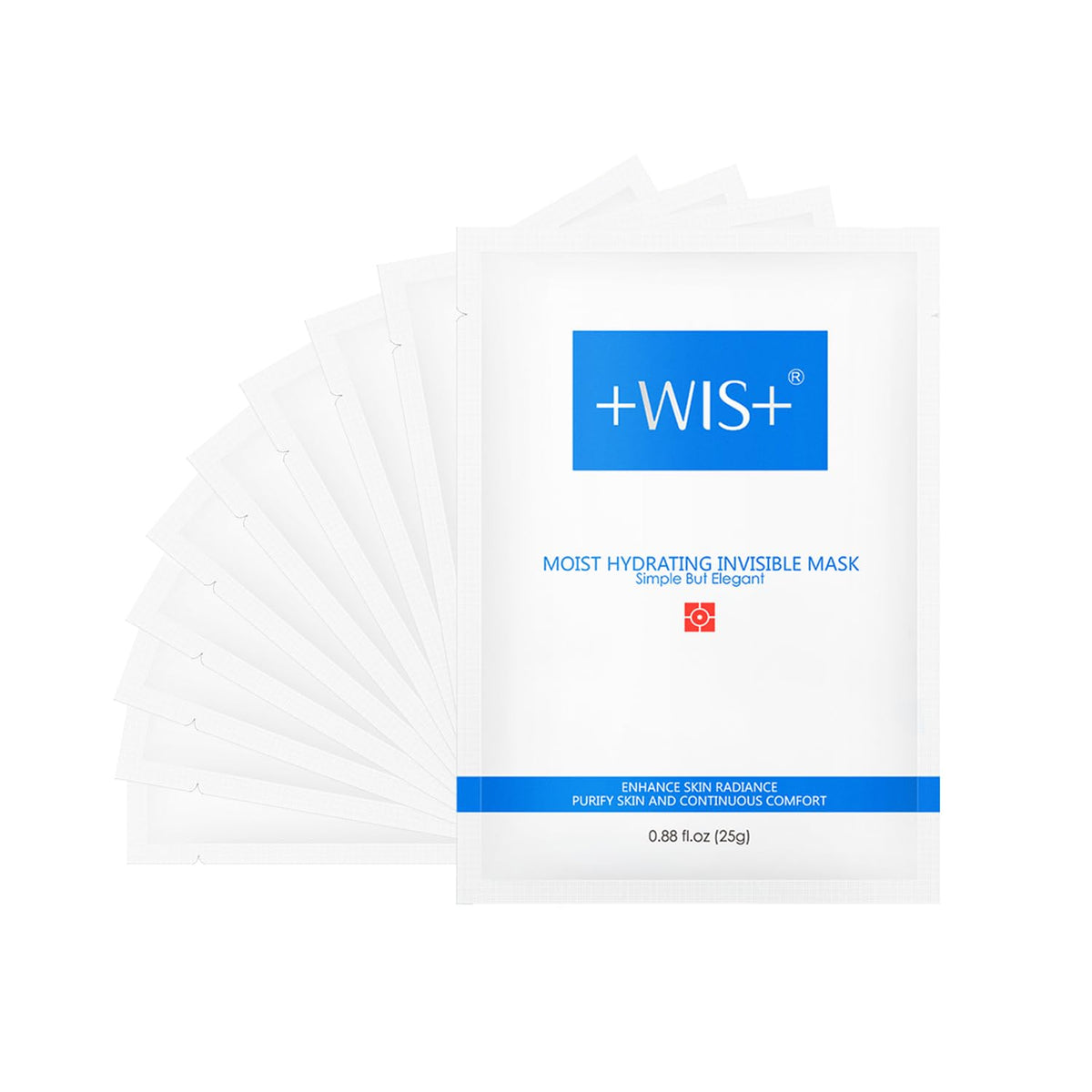 +WIS+ front packaging of 10-pack showing product branding and benefits