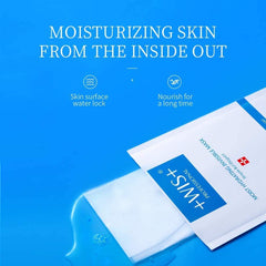 +WIS+ silky serum texture being poured to show moisturizing concentration