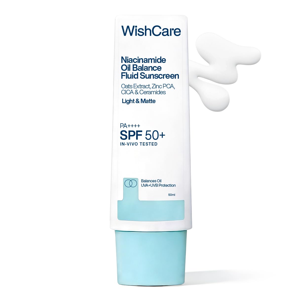 WishCare front packaging 50g showing product name and SPF benefit