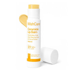 WishCare front packaging showing SPF 50 protection and compact design