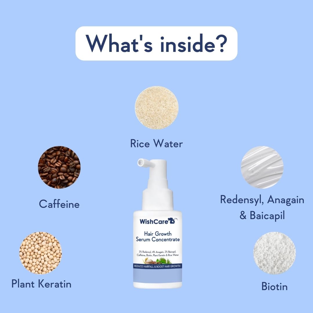 WishCare label close-up displaying ingredient list and clean-beauty claims for transparency