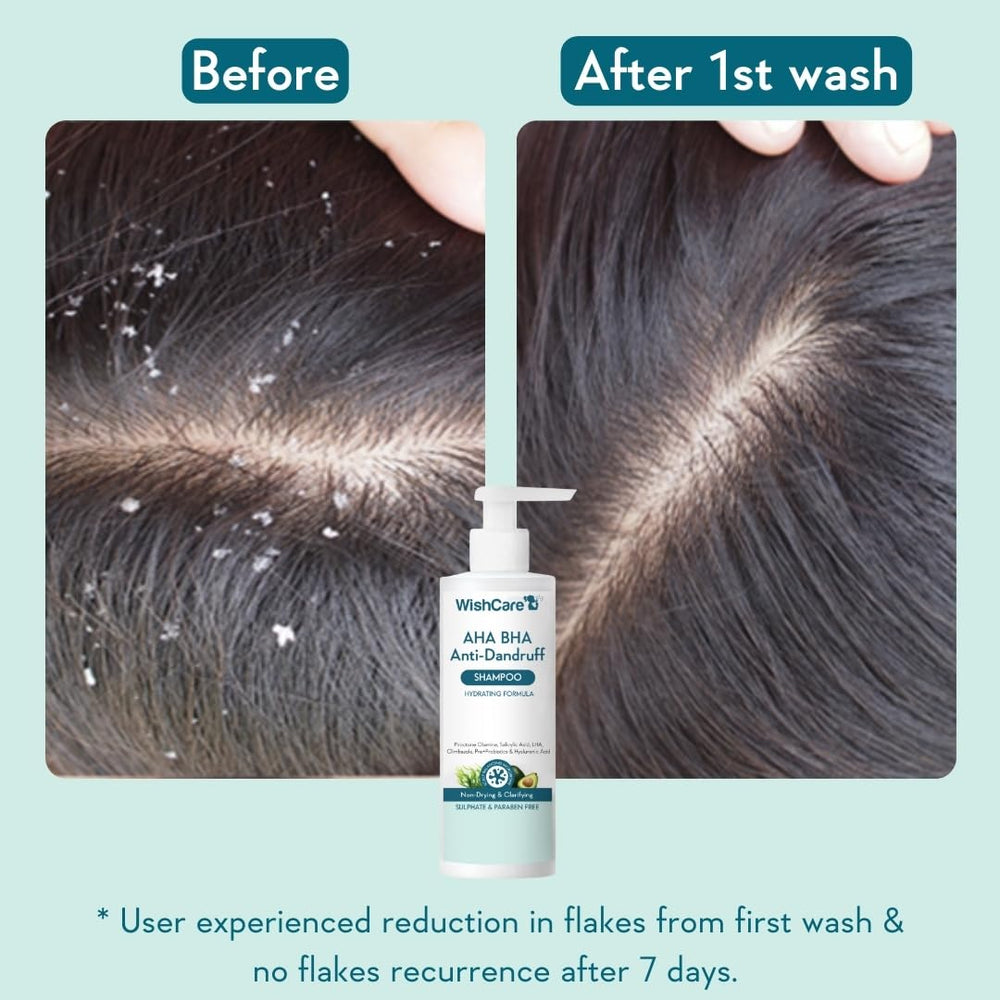 WishCare lather close-up showing gentle foam and effective cleansing without dryness