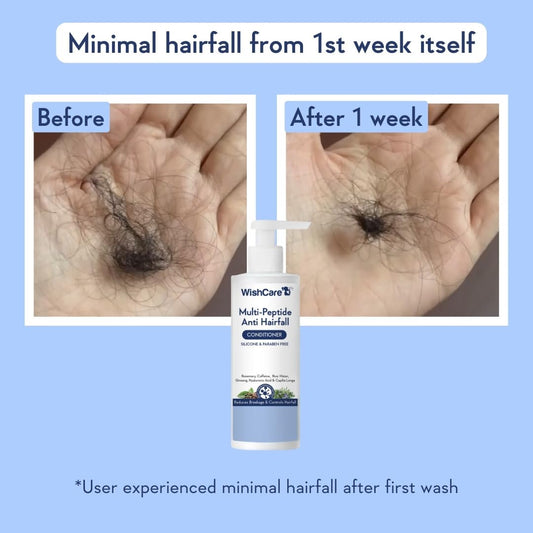 WishCare creamy conditioner texture closeup demonstrating smooth hydration benefits