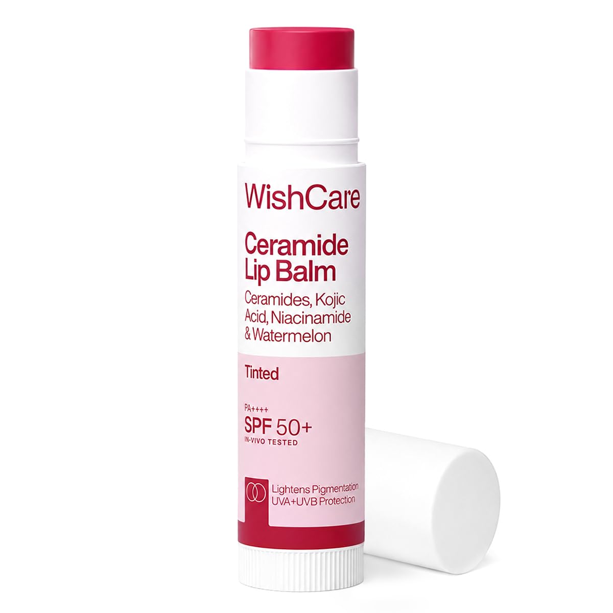 WishCare front packaging showing compact 5g balm and SPF details for daily protection