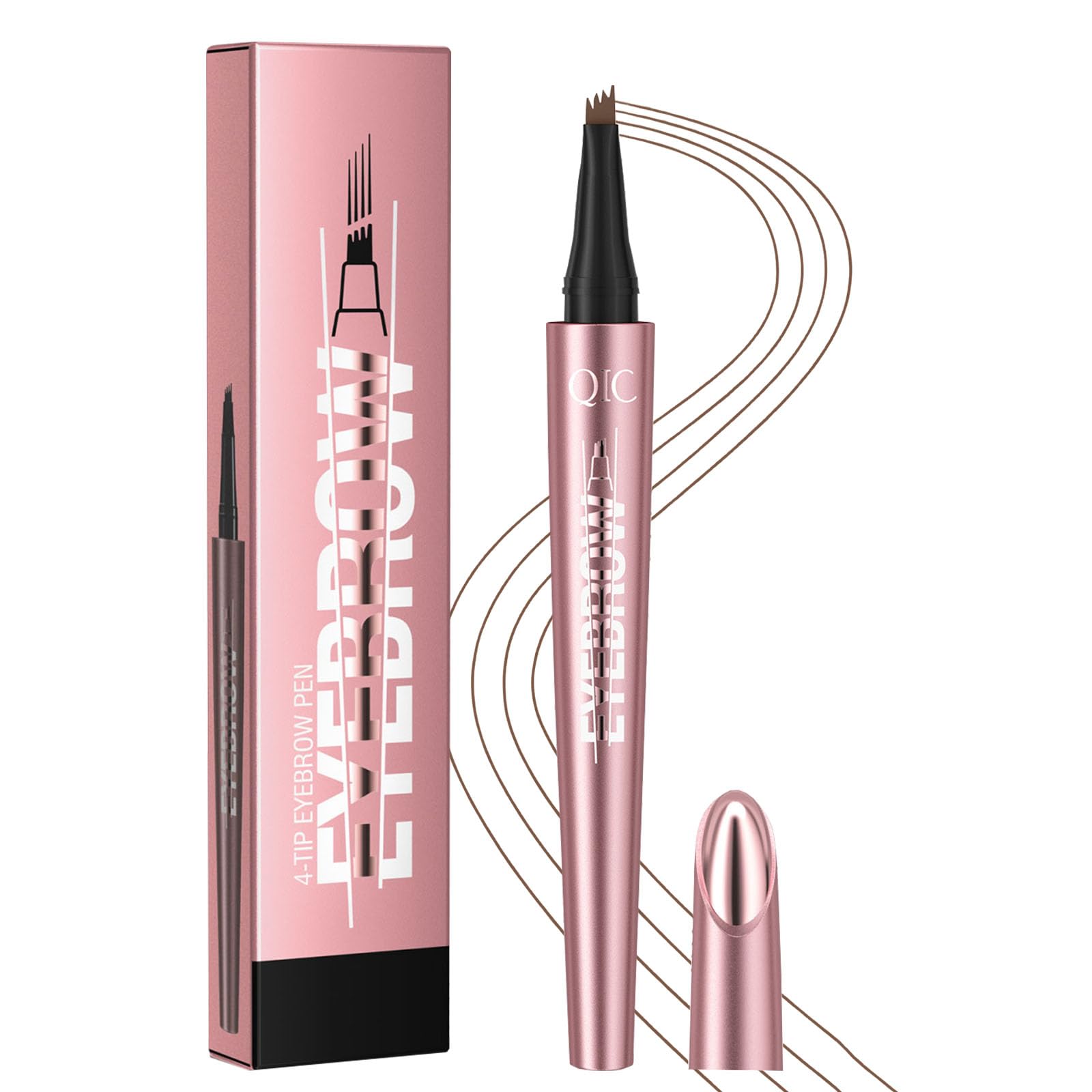 Wiyakwnry front packaging showing compact brow pen and benefits