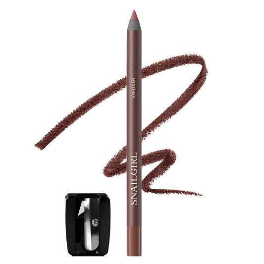 Wiyakwnry front packaging showing plum brown pencil and gentle formulation benefit