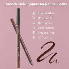 Wiyakwnry black swatch on skin showing rich pigment and long-wear result