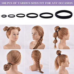 WKJHO hair tie holding a high ponytail, demonstrating secure hold benefit