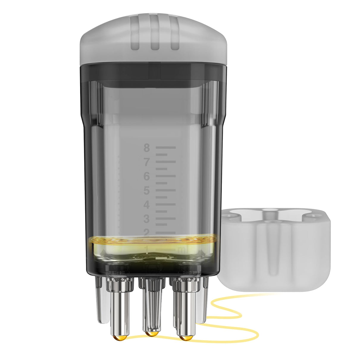 WL-YBOPRO front view of applicator showing compact travel-friendly design