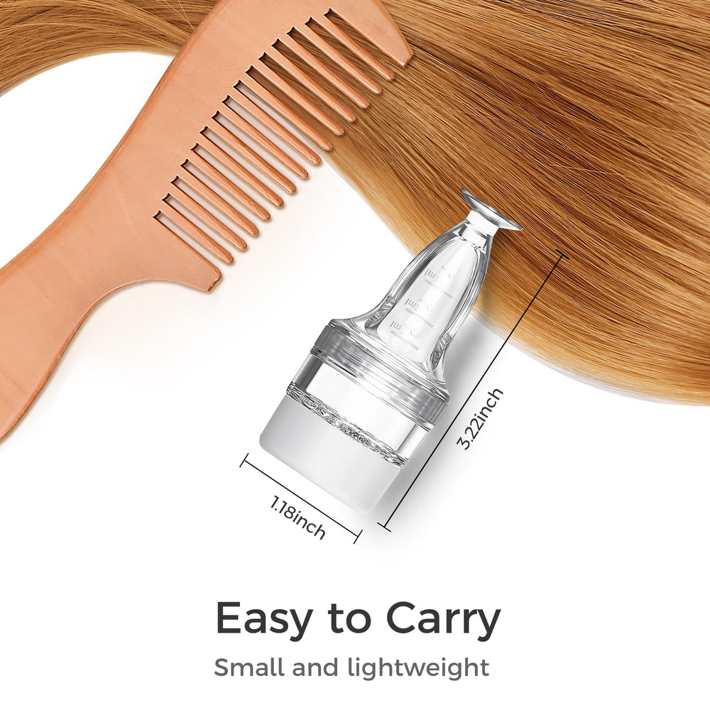 WL-YBOPRO packed in a travel bag for on-the-go precise hair treatment application