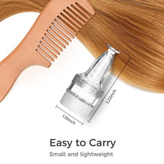 WL-YBOPRO packed in a travel bag for on-the-go precise hair treatment application