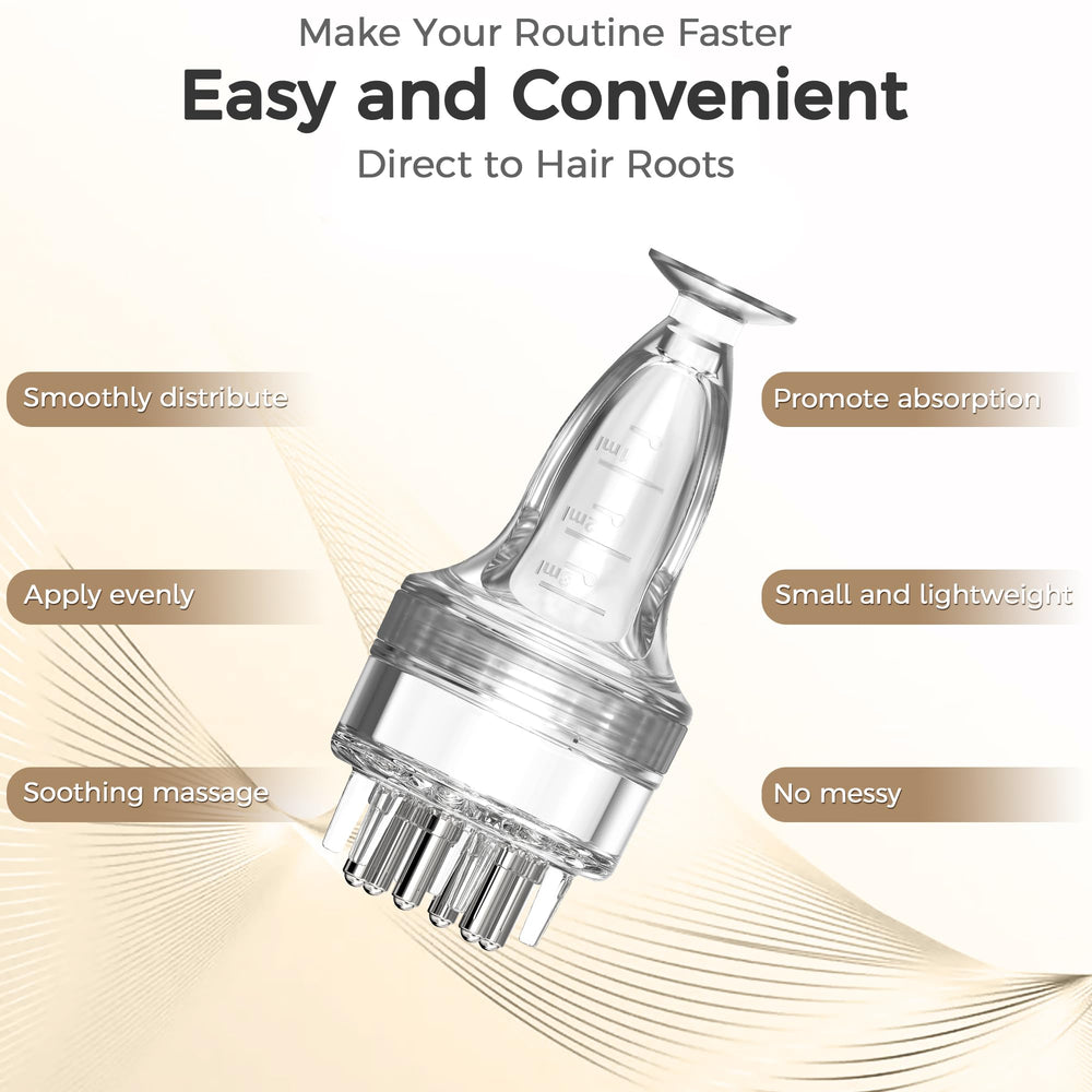 WL-YBOPRO liquid flowing through comb tip demonstrating controlled, no-waste dispensing