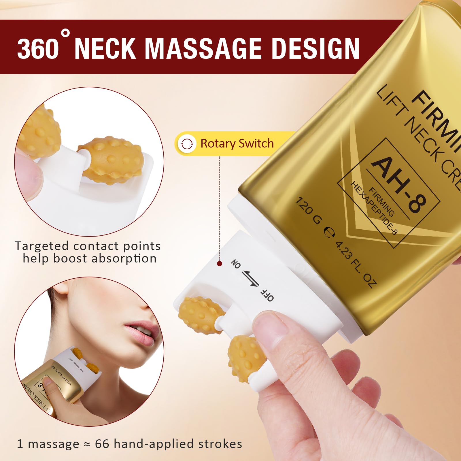 WLCTJIAYOU application demo massaging neck and chest for absorption