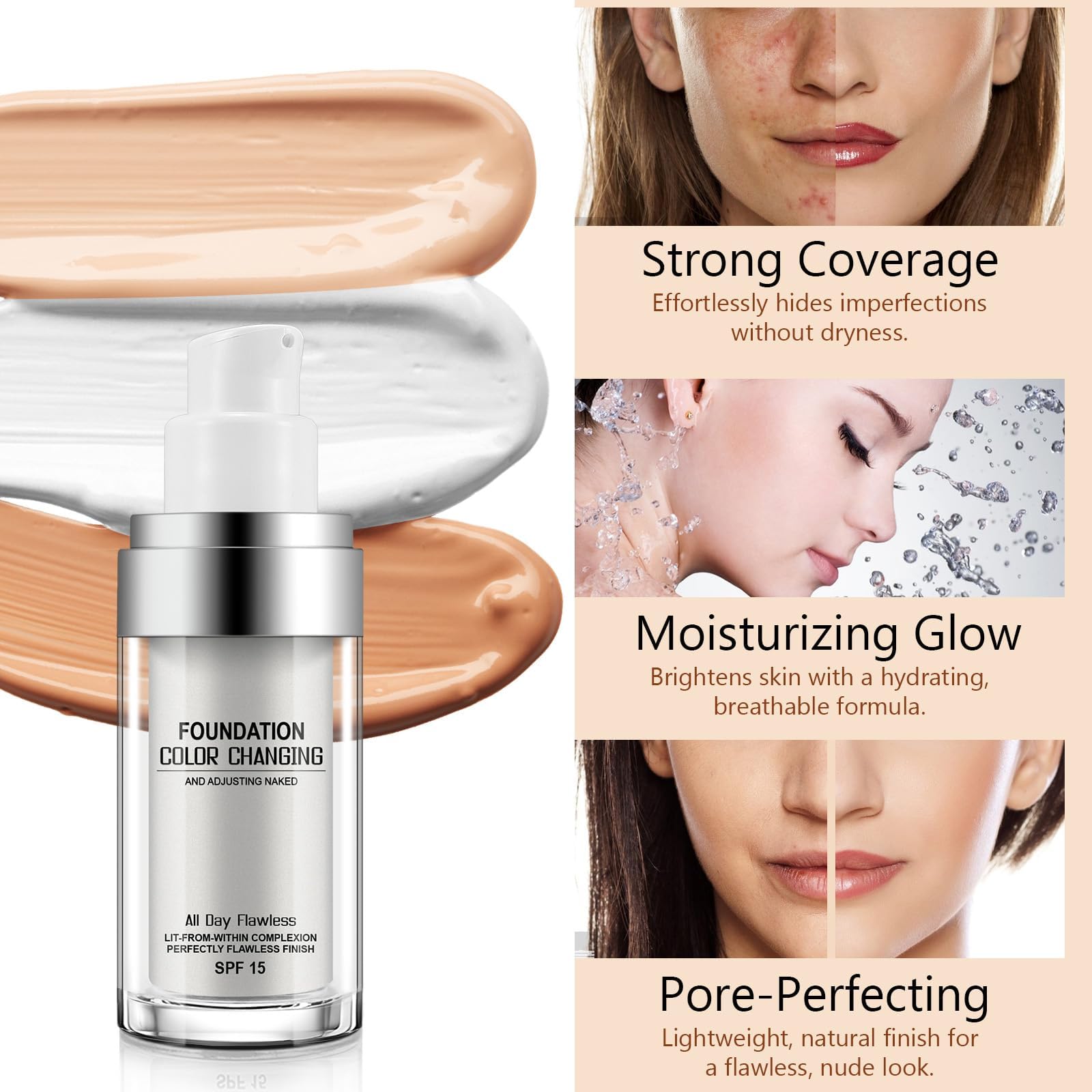 WLCTJIAYOU texture close-up displays smooth liquid finish and hydrating benefit