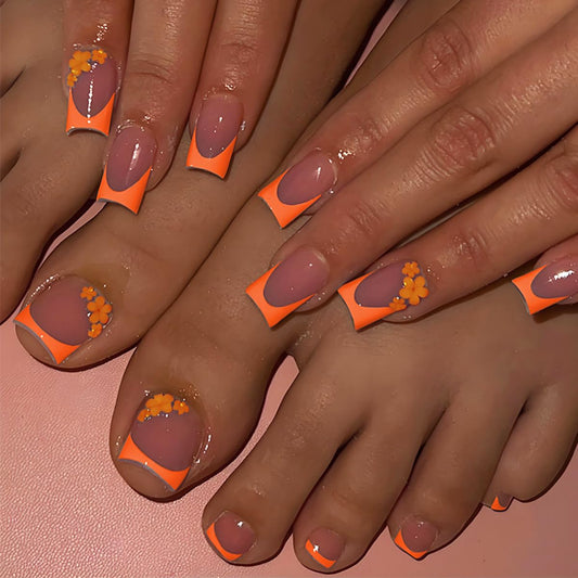 WLGDLH front packaging showing orange French-tip full kit and benefits