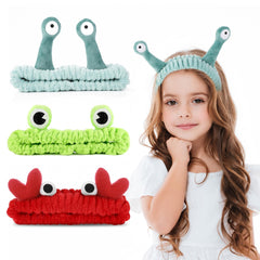 WLLHYF headbands styled on bathroom shelf suggest organized, ready-to-use benefit