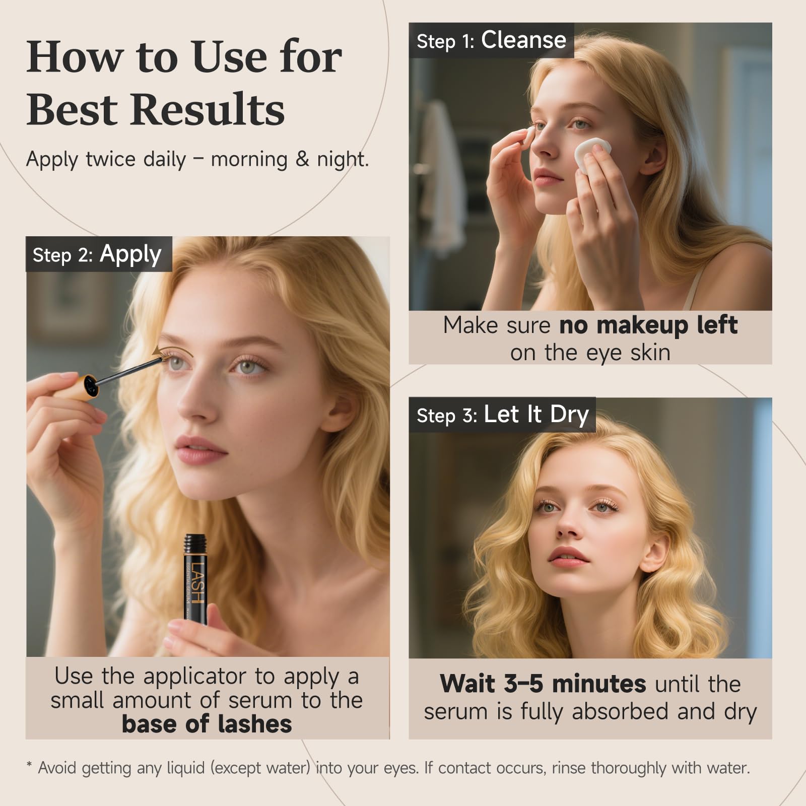 WM WESTERN MIRACLE serum texture on fingertip showing lightweight, fast-absorbing benefit