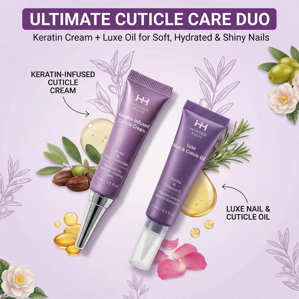 WM WONDER MOJO used after manicure for smooth cuticles and polished look