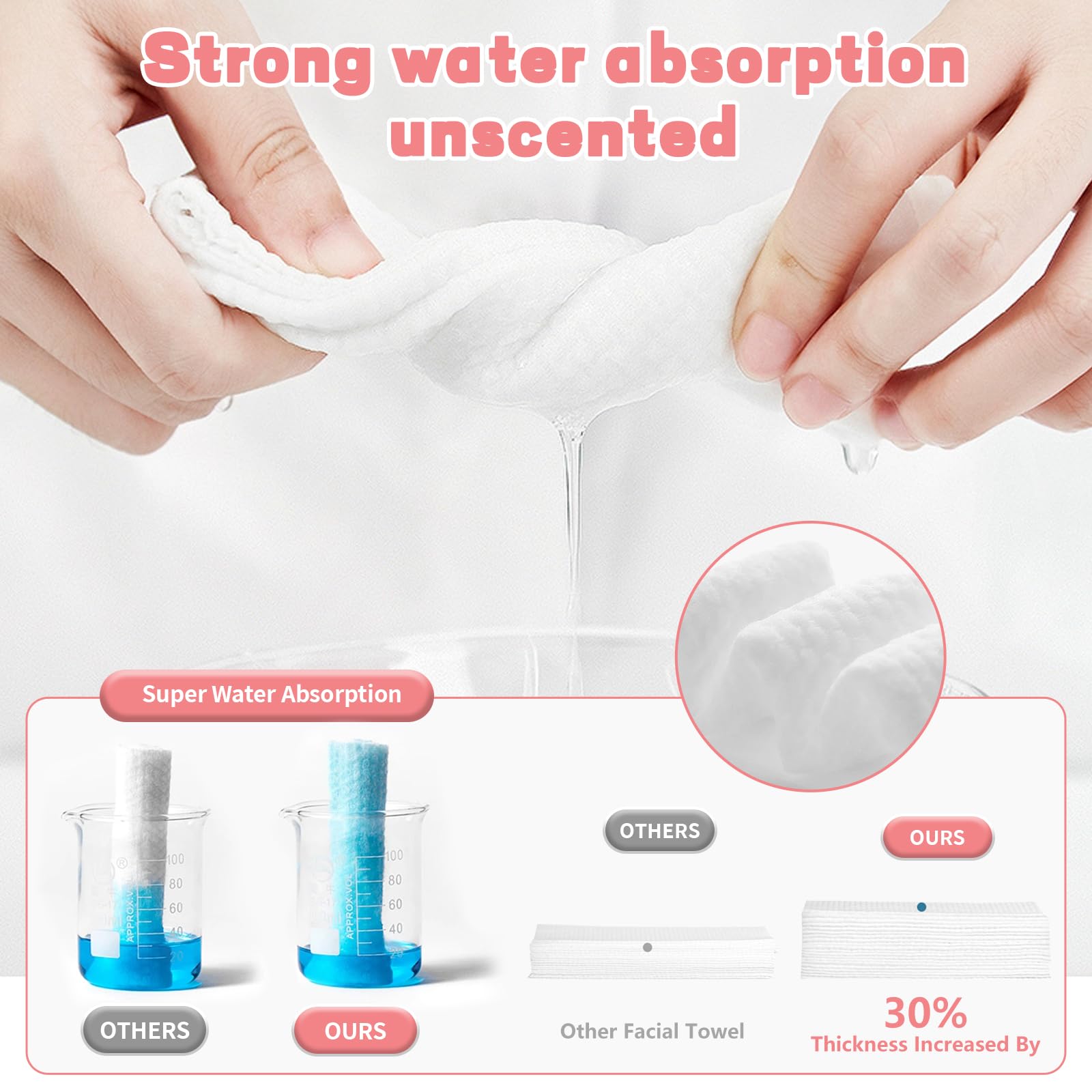 WMQL towel used for baby care wiping eyes and hands gently
