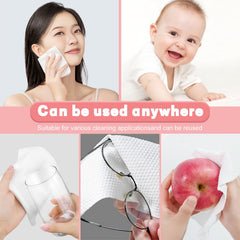 WMQL towel removing foundation from face gently and effectively