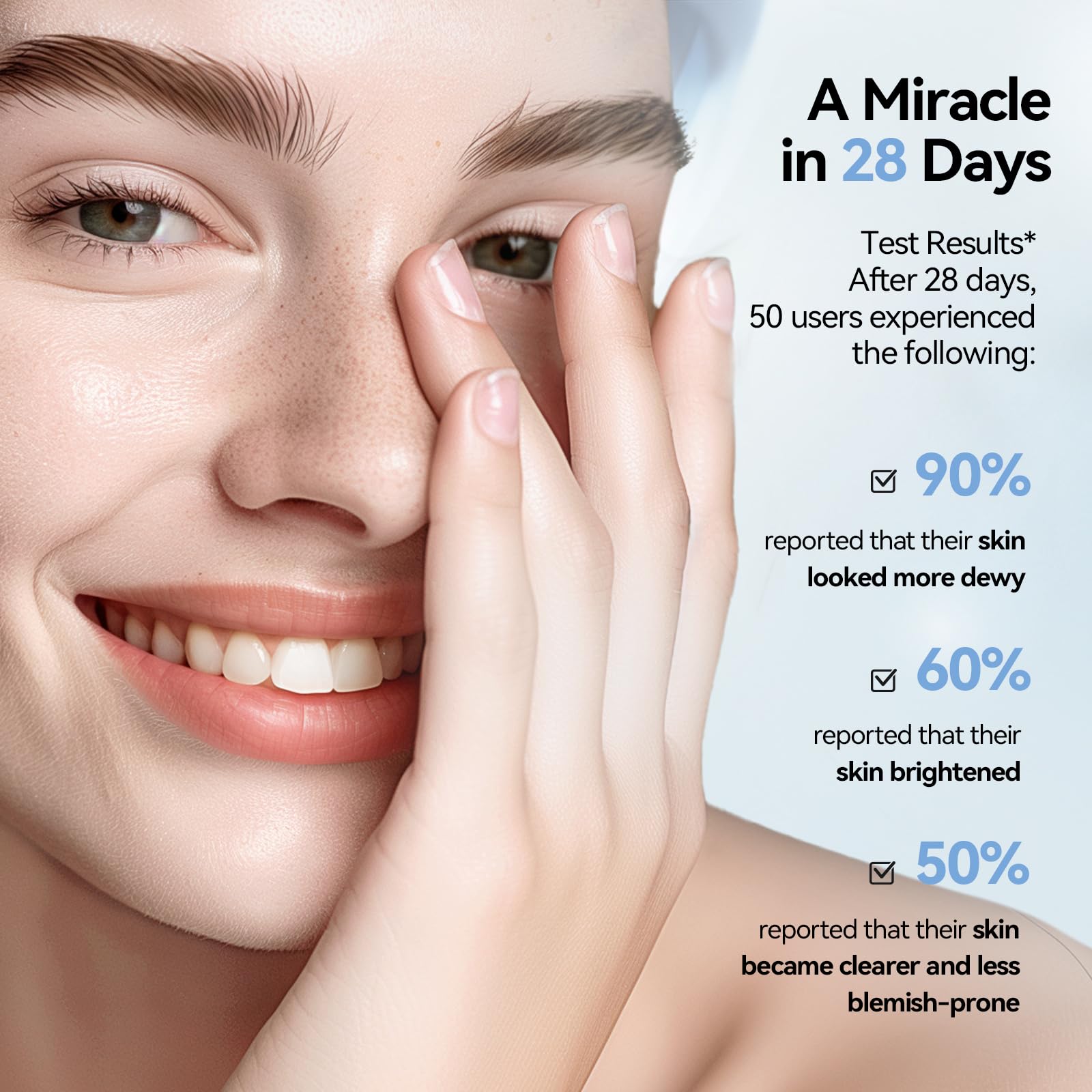 WNP before and after skin texture comparison showing smoother appearance