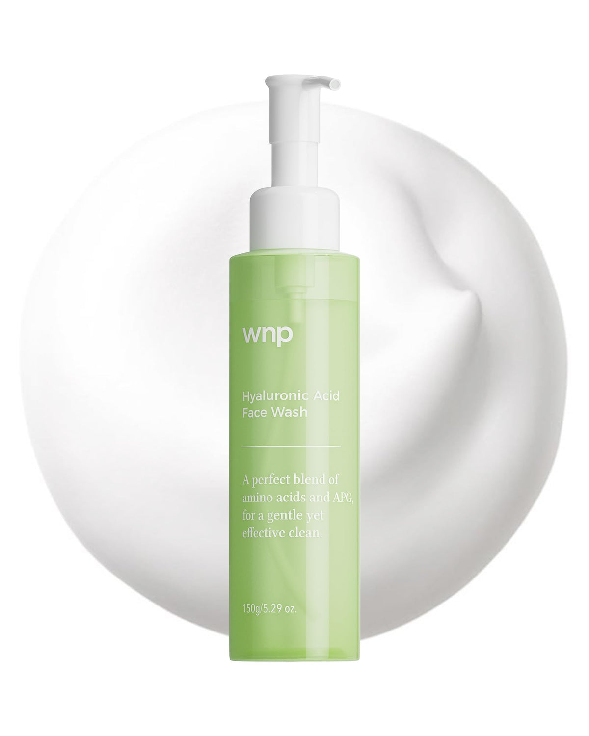 WNP front bottle view showing clean label and gentle formula benefit