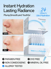 WNP close-up of single-use vial emphasizing fresh hygiene and easy dosing