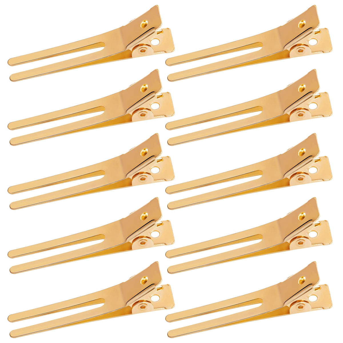 Wobe gold pack of 50 clips showing product quantity and professional look