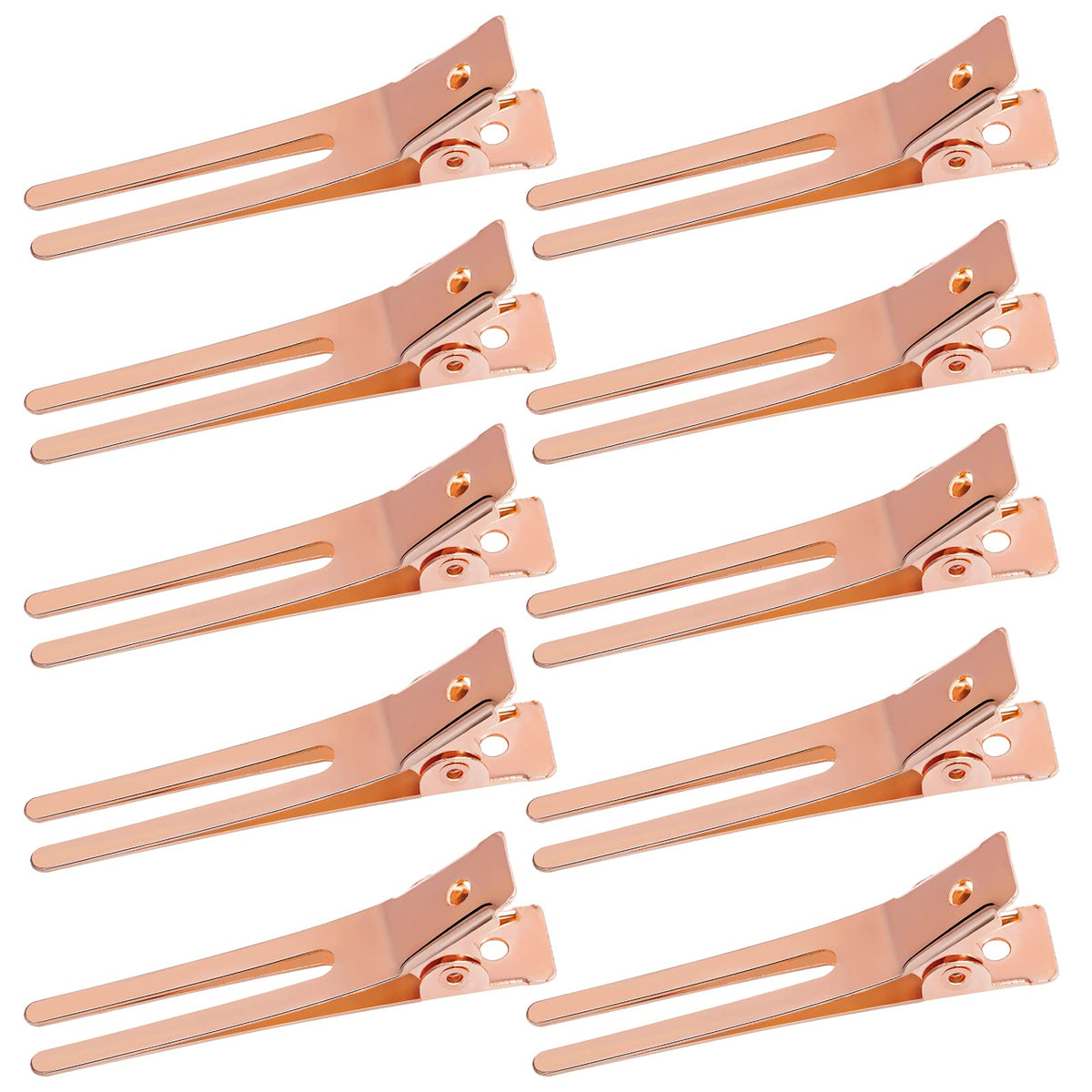 Wobe rose gold front packaging showing 50 clips and brand visibility benefit