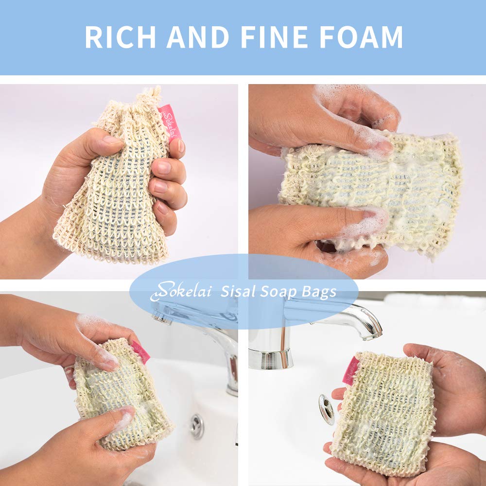 wokelai pouch beside a standard soap bar showing 14x9.5 cm fit benefit