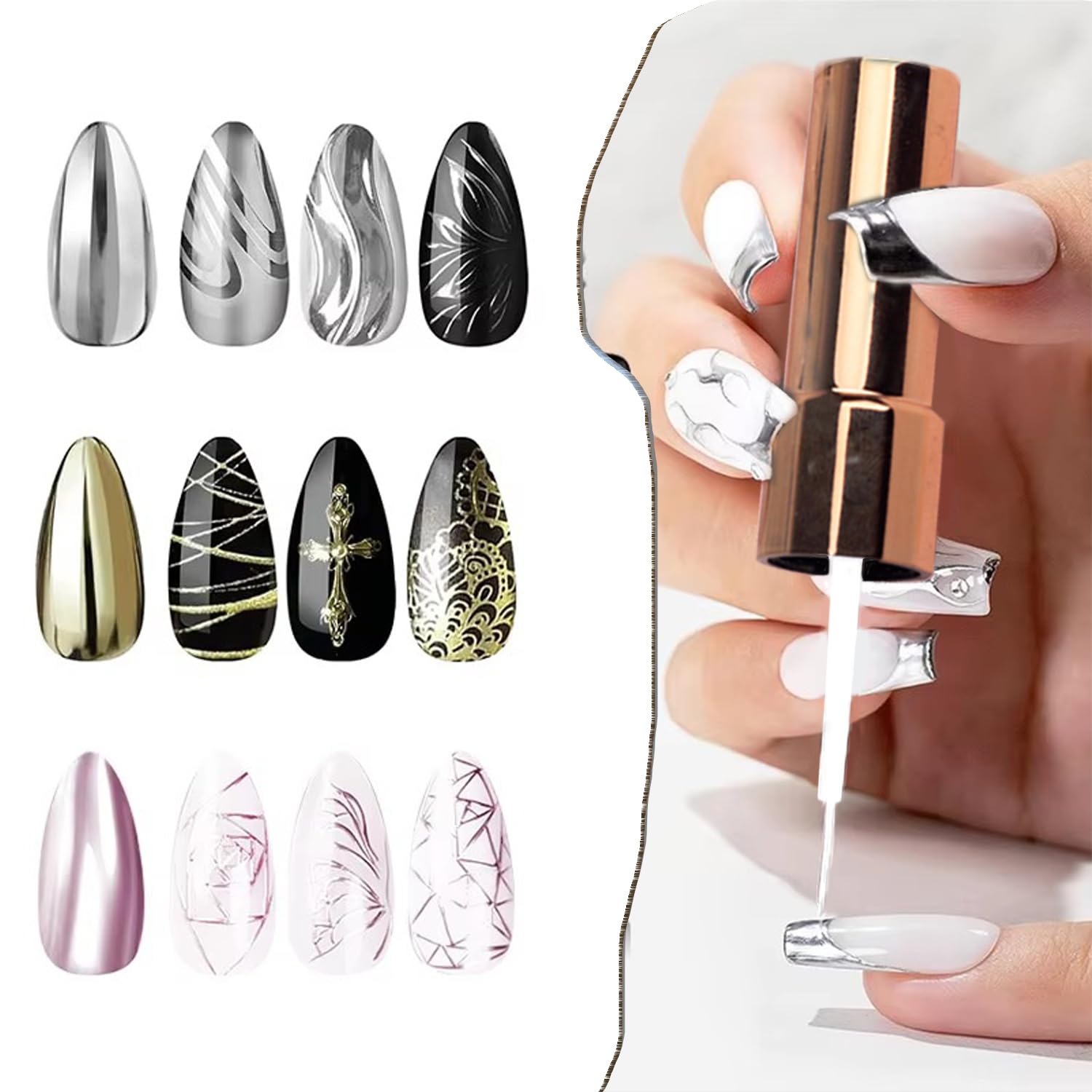 WOKOTO acrylic case open displaying organized brushes for quick selection benefit