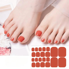 WOKOTO applying a strip to a toenail for fast no-dry pedicure