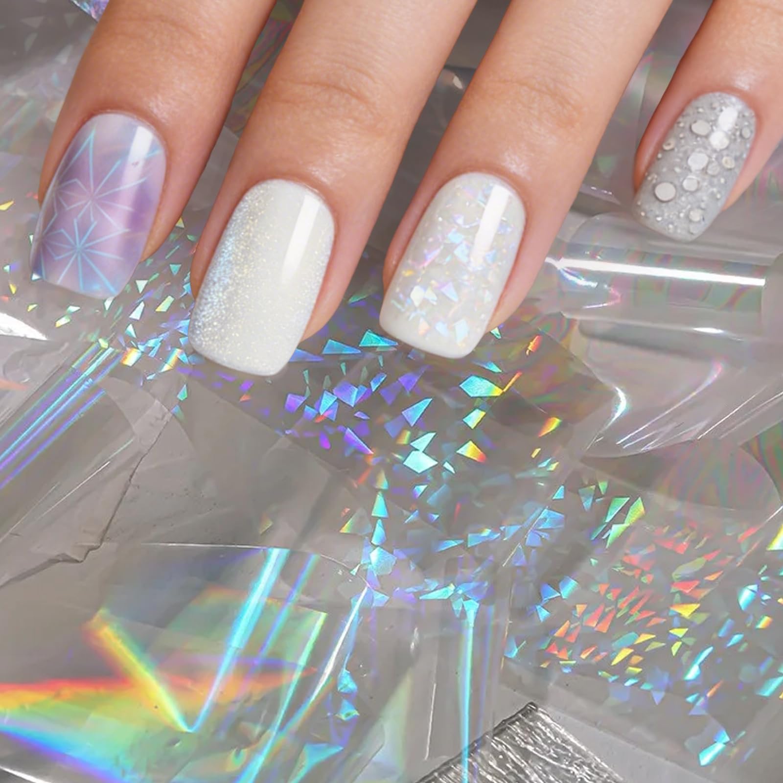 WOKOTO aurora holographic detail catching light for vivid pearlescent shine