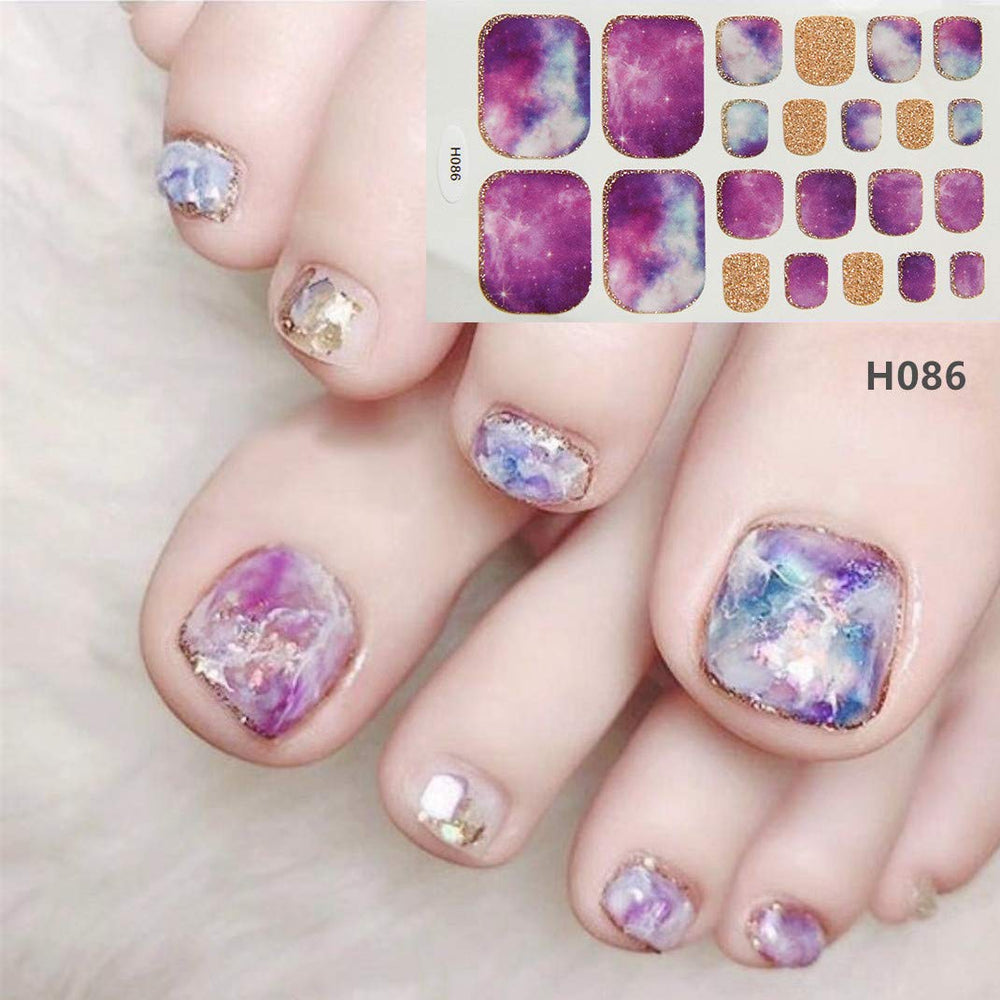 WOKOTO full kit flatlay with 20 sheets and file showing complete pedicure set