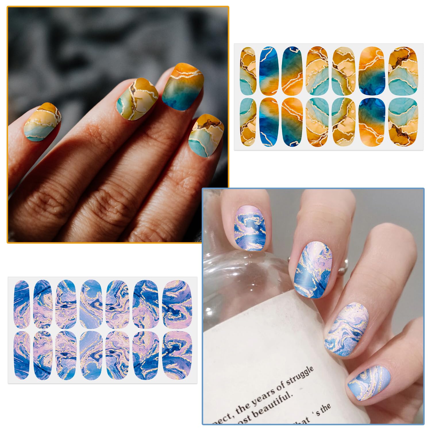 WOKOTO finished manicure on hands in lifestyle setting, showing salon-quality results