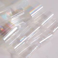WOKOTO applied foil on nails displaying instant salon-quality shine