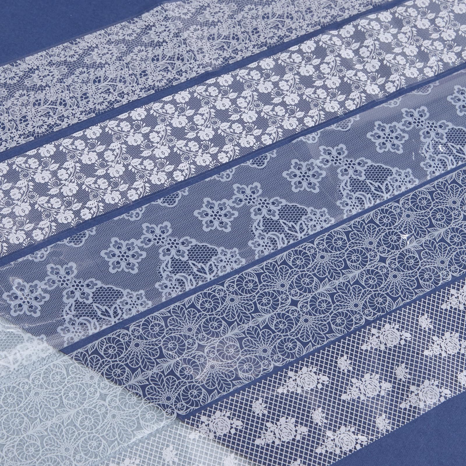 WOKOTO spread of patterns displaying roses daisies stars for design variety