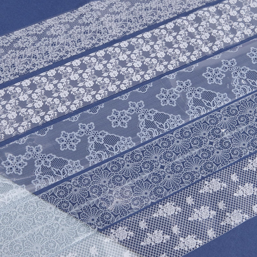 WOKOTO spread of patterns displaying roses daisies stars for design variety