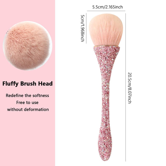 WOKOTO rhinestone handle close-up highlighting S-curve grip and decorative appeal