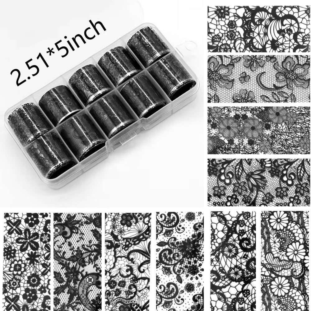 WOKOTO unfurled rolls close-up displaying lace patterns and easy selection benefits